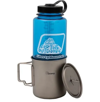 Space Saver Mug with Lid - Titanium (750 ML)