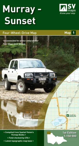 Spatial Vision Murray Sunset 4X4 Map 1