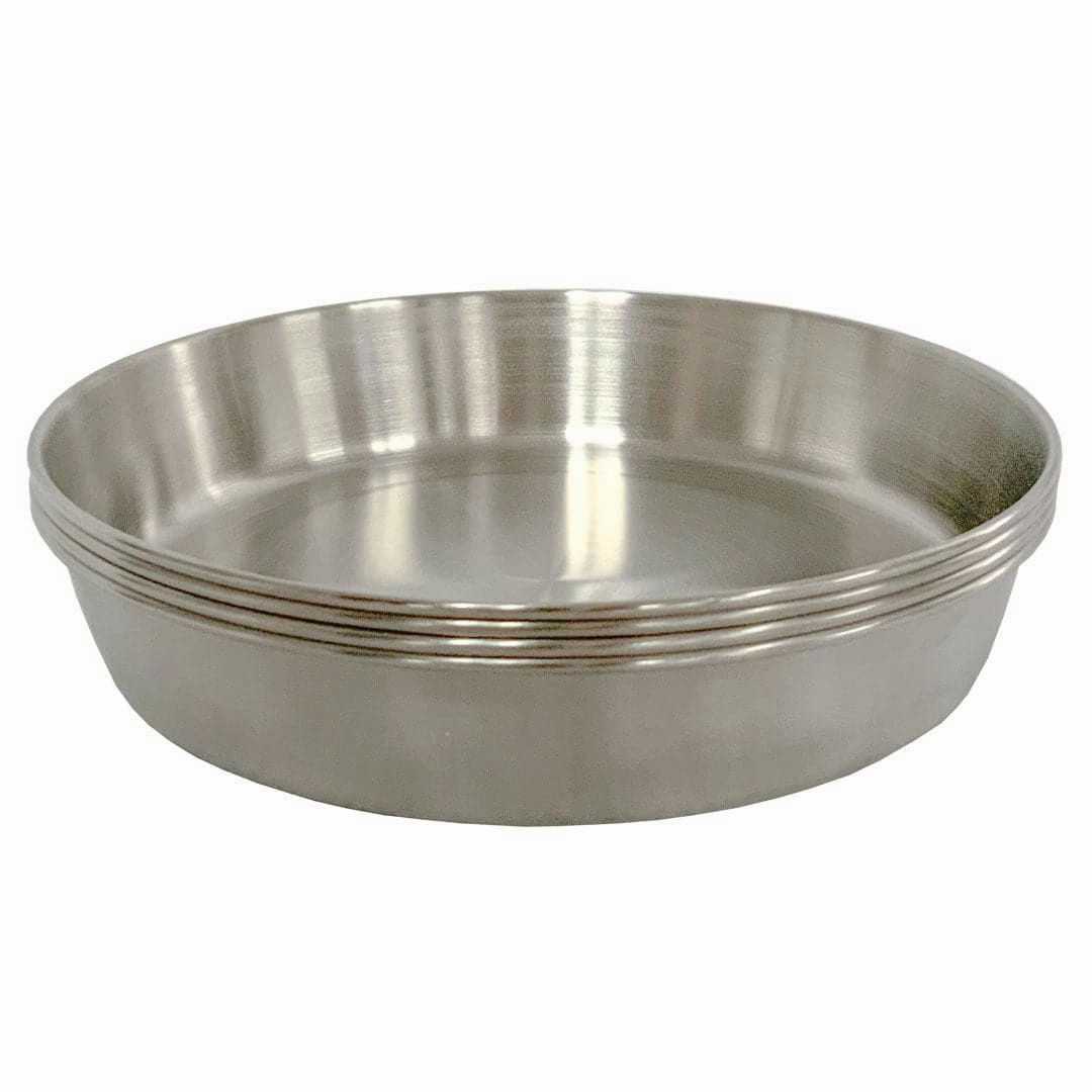 Stainless Steel Plate (4 Pack)