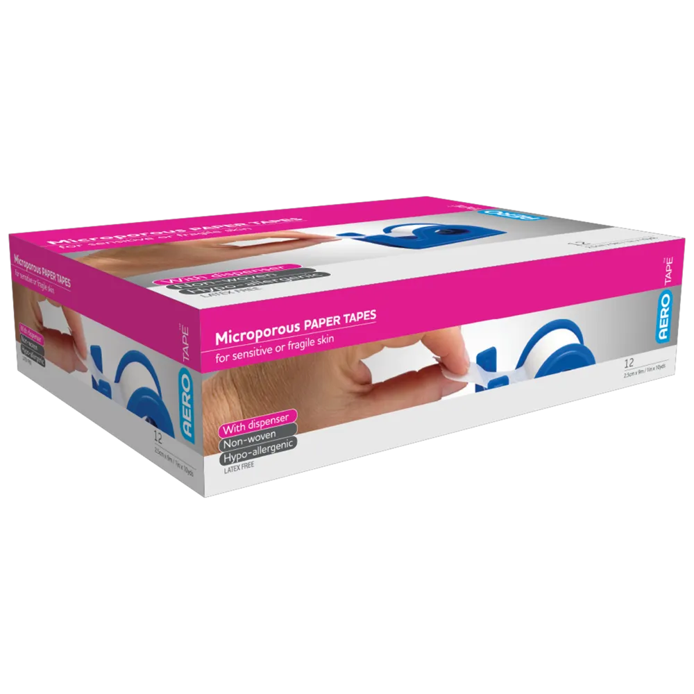 TAPE H/ALLERGENIC 2.5CM WITH DISPENSER