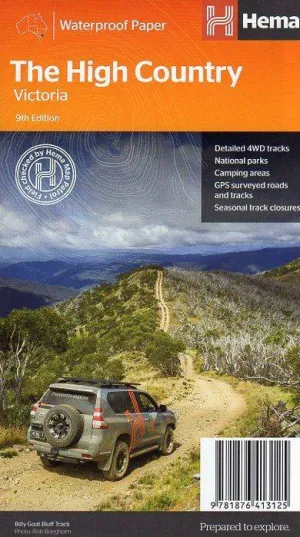 The High Country Victoria Map