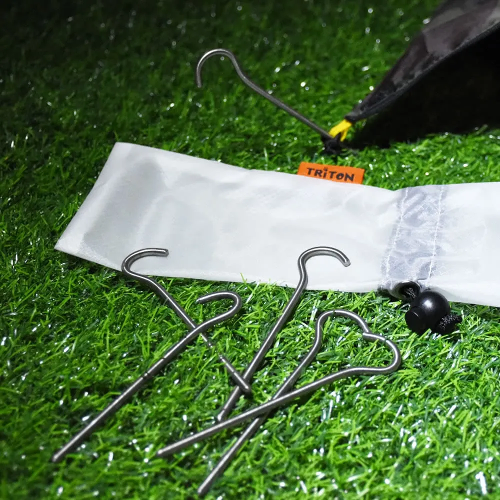  Titanium Hook Tent Stake