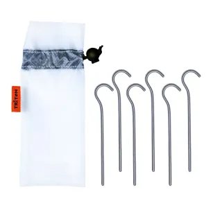  Titanium Hook Tent Stake
