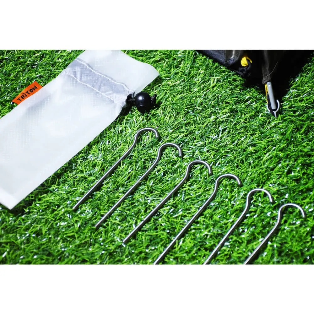  Titanium Hook Tent Stake