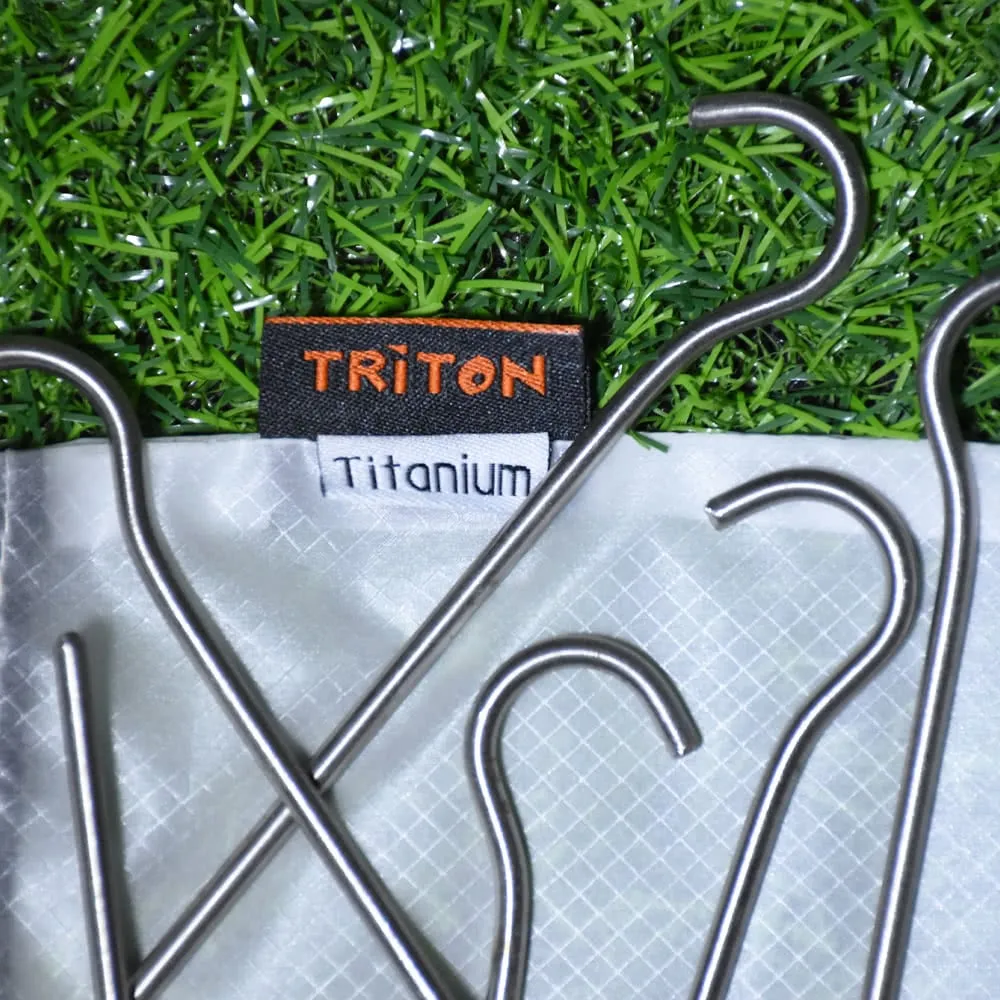  Titanium Hook Tent Stake