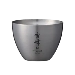 Titanium Sake Double Wall Cup