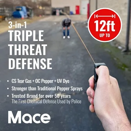 Triple Action Pepper Spray (12ft)