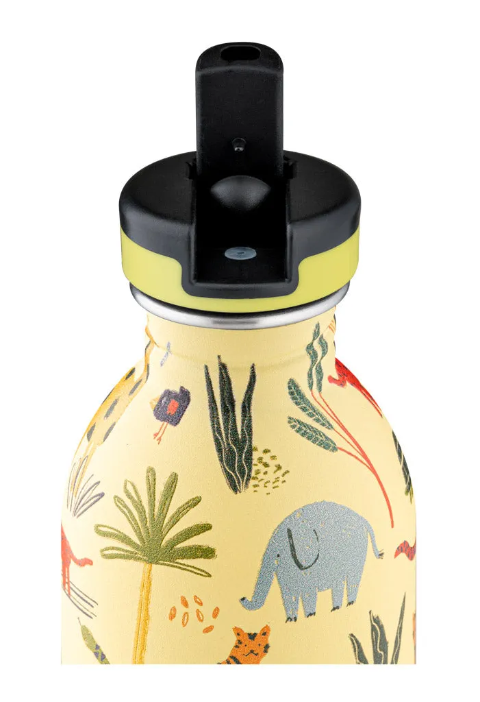 Urban Bottle 250ml - Jungle Friends (color lid)