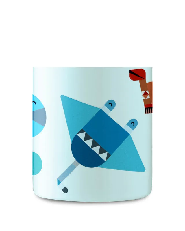 Urban Bottle 250ml - Sea Friends (color lid)