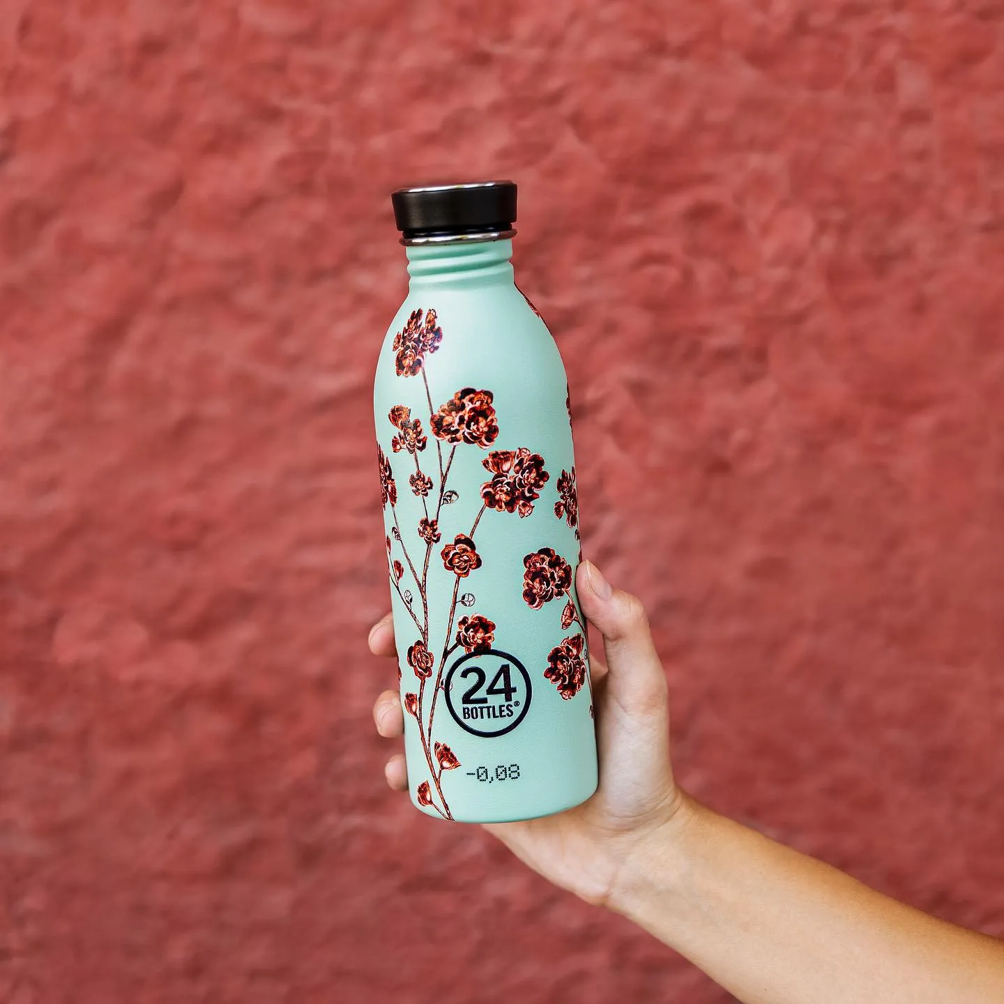 Urban Bottle 500ml - Blue Roses