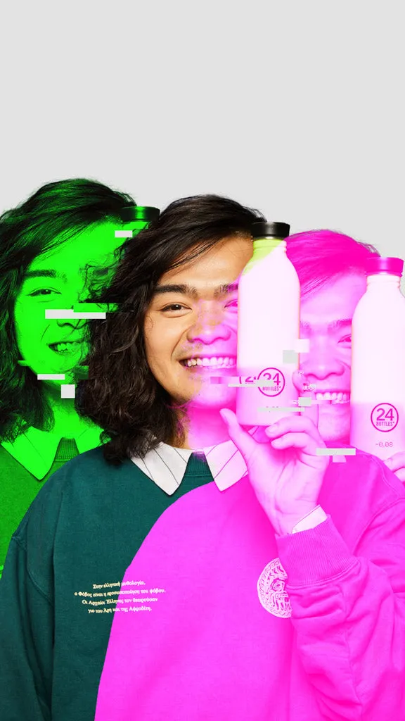 Urban Bottle 500ml - REactive Pink / Blue