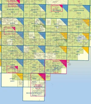 Vicmap Aberfeldy 8122-N 1:50k Scale Map